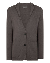 Load image into Gallery viewer, N.Peal Men's Marlborough Fine Gauge Cashmere Jacket Driftwood Brown
