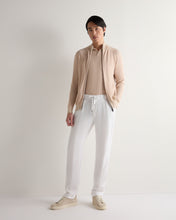 Load image into Gallery viewer, N.Peal Men's Polo Cotton Cashmere T-Shirt Sandstone Brown
