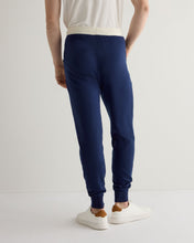 Load image into Gallery viewer, N.Peal Men's Cotton Cashmere Silk Jogger French Blue
