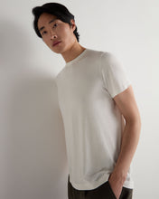 Load image into Gallery viewer, N.Peal Men's Cotton T-Shirt White
