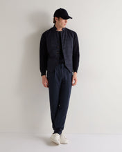 Load image into Gallery viewer, N.Peal Men's Salzburg Cotton Silk Cashmere Gilet Navy Blue
