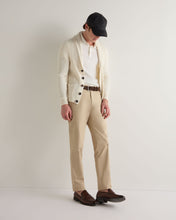 Load image into Gallery viewer, N.Peal Men's Cotton Blend Shawl Cardigan White
