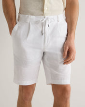 Load image into Gallery viewer, N.Peal Men's Atrani Linen Short White

