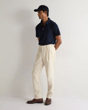 Load image into Gallery viewer, N.Peal Men's Hove Cotton Polo Navy Blue
