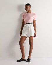 Load image into Gallery viewer, N.Peal Women's Milly Classic Cashmere T-Shirt Blossom Pink

