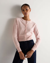 Load image into Gallery viewer, N.Peal Women's Ivy Cropped Cashmere Cardigan Blossom Pink
