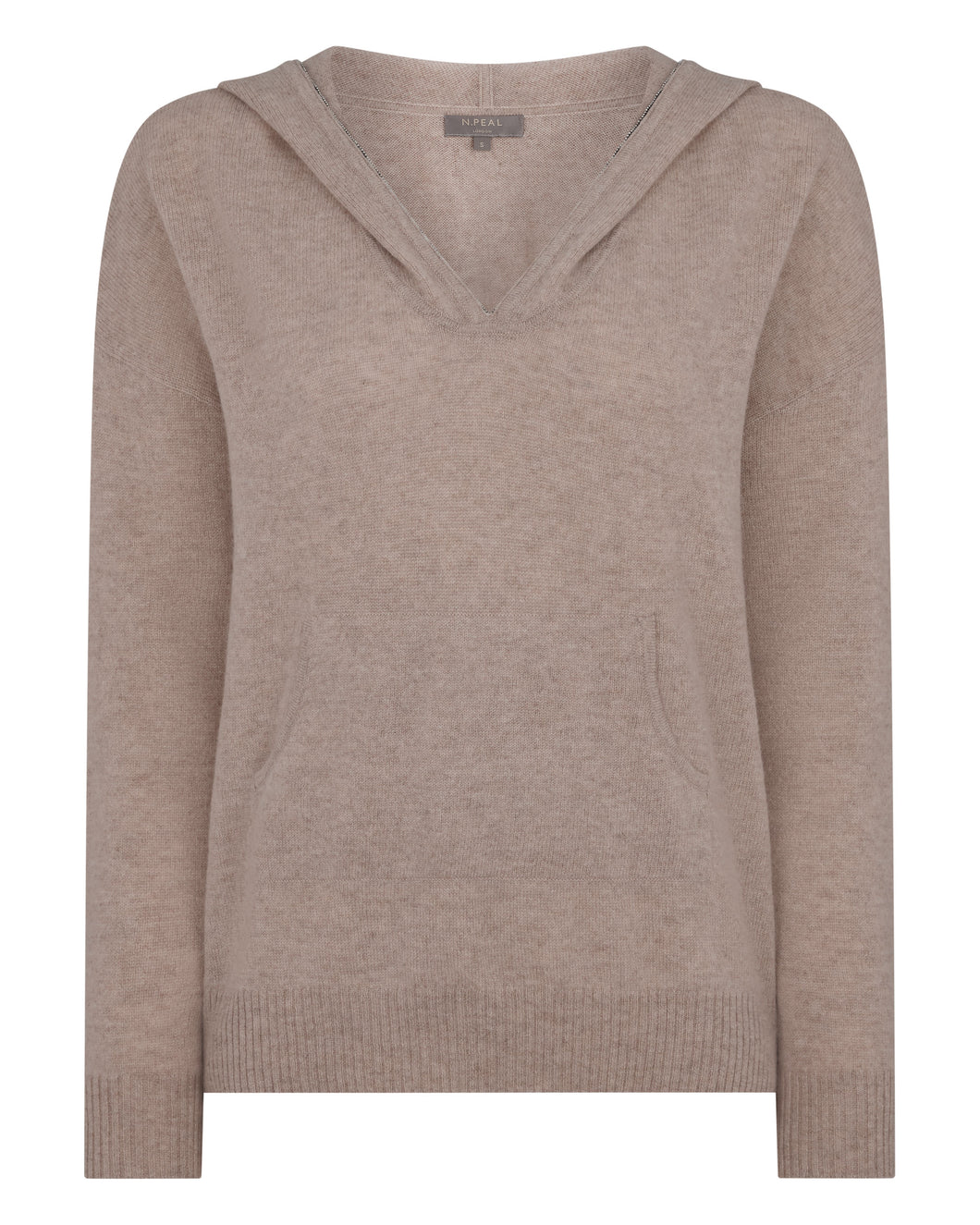 Gauzy Metal Edge Hoodie Oatmeal