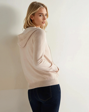 Load image into Gallery viewer, N.Peal Women's Ada Cashmere Hoodie Ecru White
