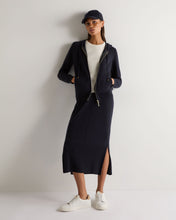 Load image into Gallery viewer, N.Peal Women's Ada Cashmere Hoodie Navy Blue
