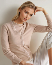 Load image into Gallery viewer, N.Peal Women's Cotton Cashmere Cardigan Sandstone Brown
