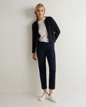 Load image into Gallery viewer, N.Peal Women's Cotton Cashmere Round Neck Jumper New Ivory White
