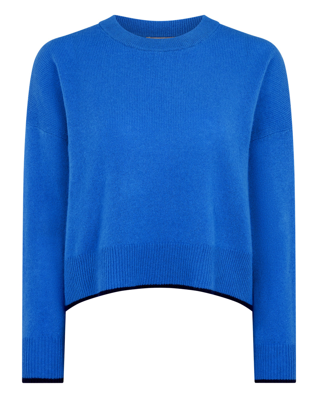 Gauzy Relaxed Sweater Sonic Blue + Navy