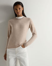 Load image into Gallery viewer, Gauzy Round Neck Sweater Ecru
