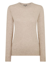 Load image into Gallery viewer, Gauzy Round Neck Sweater Ecru
