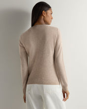 Load image into Gallery viewer, Gauzy Round Neck Sweater Ecru
