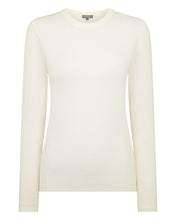 Load image into Gallery viewer, Gauzy Round Neck Sweater New Ivory
