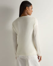 Load image into Gallery viewer, Gauzy Round Neck Sweater New Ivory
