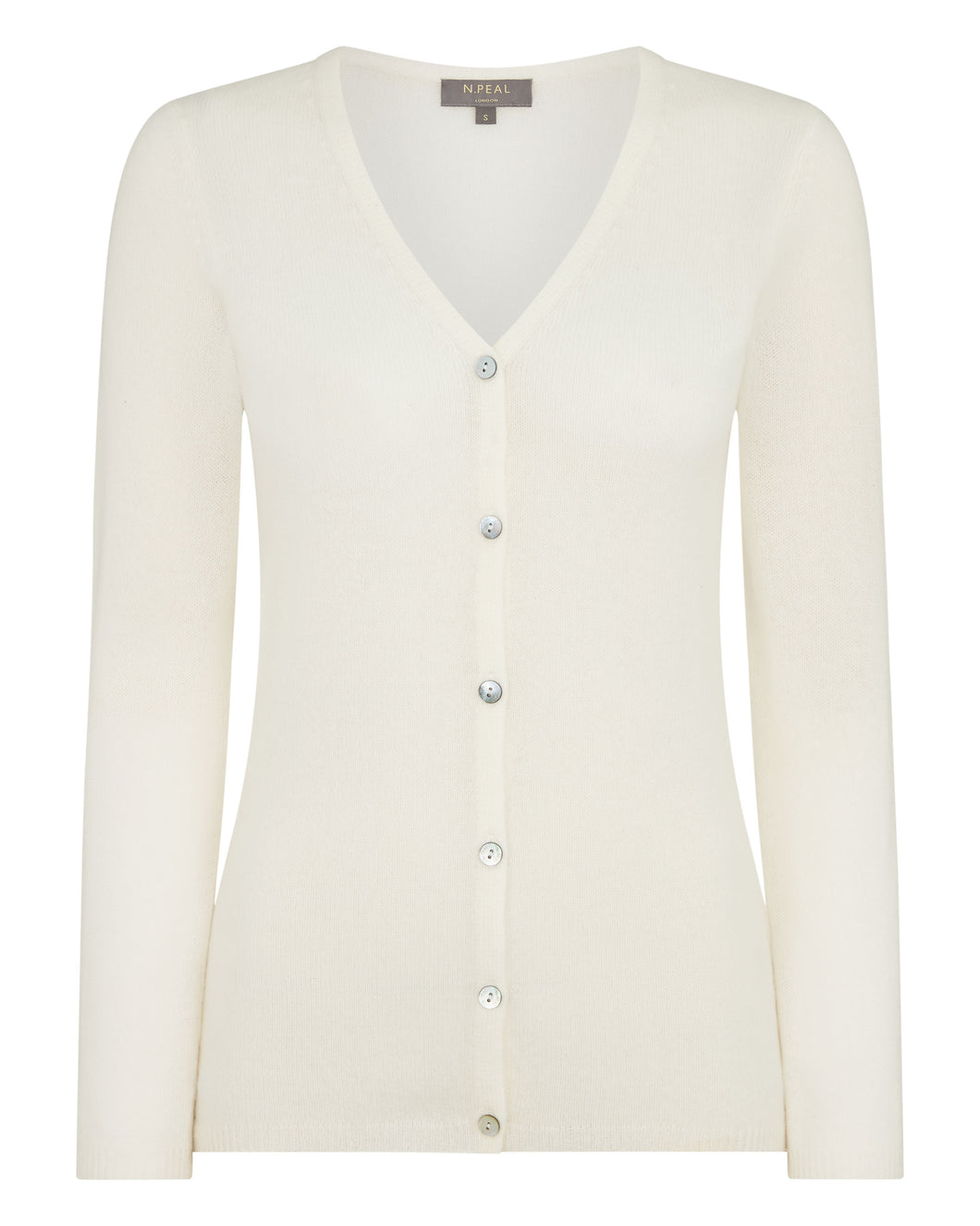 Gauzy V Neck Cardigan New Ivory