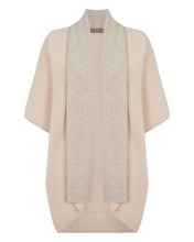 Load image into Gallery viewer, N.Peal Women's Metal Rib Cashmere Cardigan Ecru White
