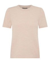 Load image into Gallery viewer, N.Peal Women's Lottie Cashmere T-Shirt Ecru White
