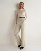 Load image into Gallery viewer, N.Peal Women's Hallie Round Neck Cashmere Jumper Dusk Pink

