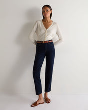 Load image into Gallery viewer, N.Peal Women's Superfine Cashmere V Neck Cardigan New Ivory White
