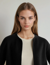 Load image into Gallery viewer, N.Peal Women's Milano Cashmere Jacket Black

