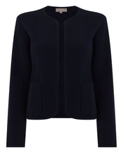 Load image into Gallery viewer, N.Peal Women's Milano Cashmere Jacket Navy Blue
