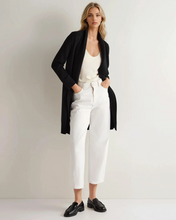 Load image into Gallery viewer, N.Peal Women's Abbey Cashmere Cardigan Black
