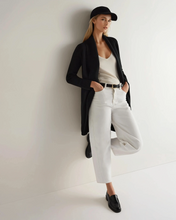 Load image into Gallery viewer, N.Peal Women's Abbey Cashmere Cardigan Black
