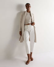 Load image into Gallery viewer, N.Peal Women's Abbey Cashmere Cardigan Pebble Grey
