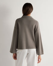 Load image into Gallery viewer, N.Peal Women's Safari Milano Cashmere Jacket Vintage Khaki Green
