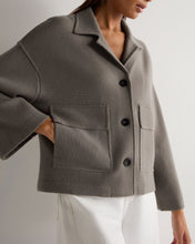 Load image into Gallery viewer, N.Peal Women's Safari Milano Cashmere Jacket Vintage Khaki Green
