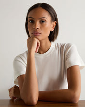 Load image into Gallery viewer, N.Peal Women's Cotton T-Shirt White
