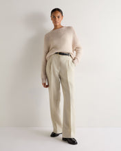 Load image into Gallery viewer, N.Peal Women's Mesh Knit Cashmere Silk Jumper Dusk Pink
