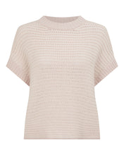 Load image into Gallery viewer, N.Peal Women's Mesh Stitch Cashmere Silk Poncho Dusk Pink
