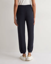 Load image into Gallery viewer, N.Peal Women's Cashmere Cuffed Lounge Trouser Navy Blue
