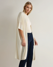Load image into Gallery viewer, N.Peal Women's Linen Blend Kaftan New Ivory White
