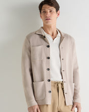 Load image into Gallery viewer, Men's Jacquard Cotton Cashmere Jacket Mink Brown
