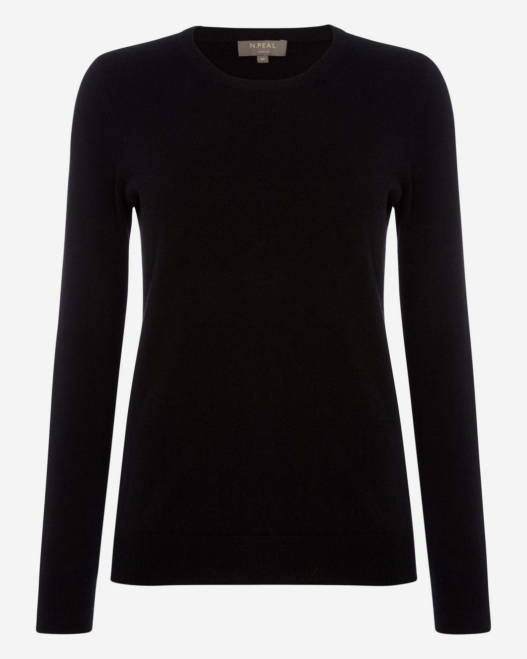 Women's Round Neck Jumper in Black