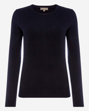 Load image into Gallery viewer, Women&#39;s Round Neck Jumper in Navy
