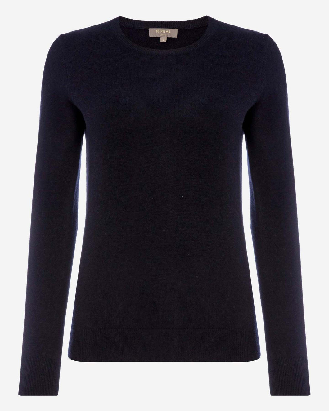 Women's Round Neck Jumper in Navy