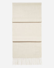 Load image into Gallery viewer, N.Peal Unisex Woven Cashmere Scarf Ecru White

