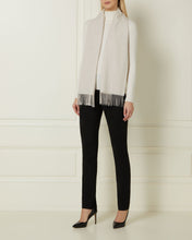 Load image into Gallery viewer, N.Peal Unisex Woven Cashmere Scarf Ecru White
