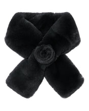 Load image into Gallery viewer, N.Peal Women&#39;s Fur Neck Warmer Dark Grey
