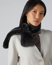 Load image into Gallery viewer, N.Peal Women&#39;s Fur Neck Warmer Dark Grey
