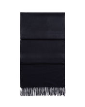 Load image into Gallery viewer, N.Peal Unisex Large Woven Cashmere Scarf Dark Aubergine Purple
