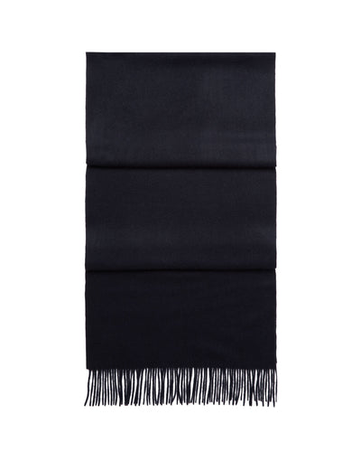 N.Peal Unisex Large Woven Cashmere Scarf Dark Aubergine Purple