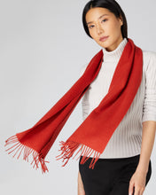Load image into Gallery viewer, N.Peal Unisex Woven Cashmere Scarf Dark Orange

