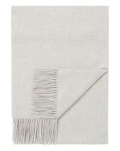 Load image into Gallery viewer, Woven Cashmere Shawl Fumo Grey

